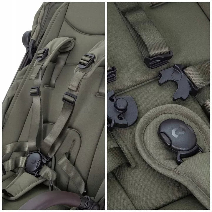 Daugiafunkcis vežimėlis 2in1 CARRELLO MAGIA MALTED GREEN, sulankstoma gondola, 0-22kg