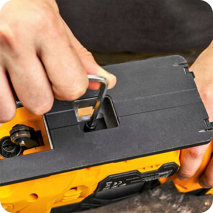 Akumuliatorinė dėlionės pjūklas medienai, metalui 20V 2Ah su ašmenimis, rinkinys DEKO