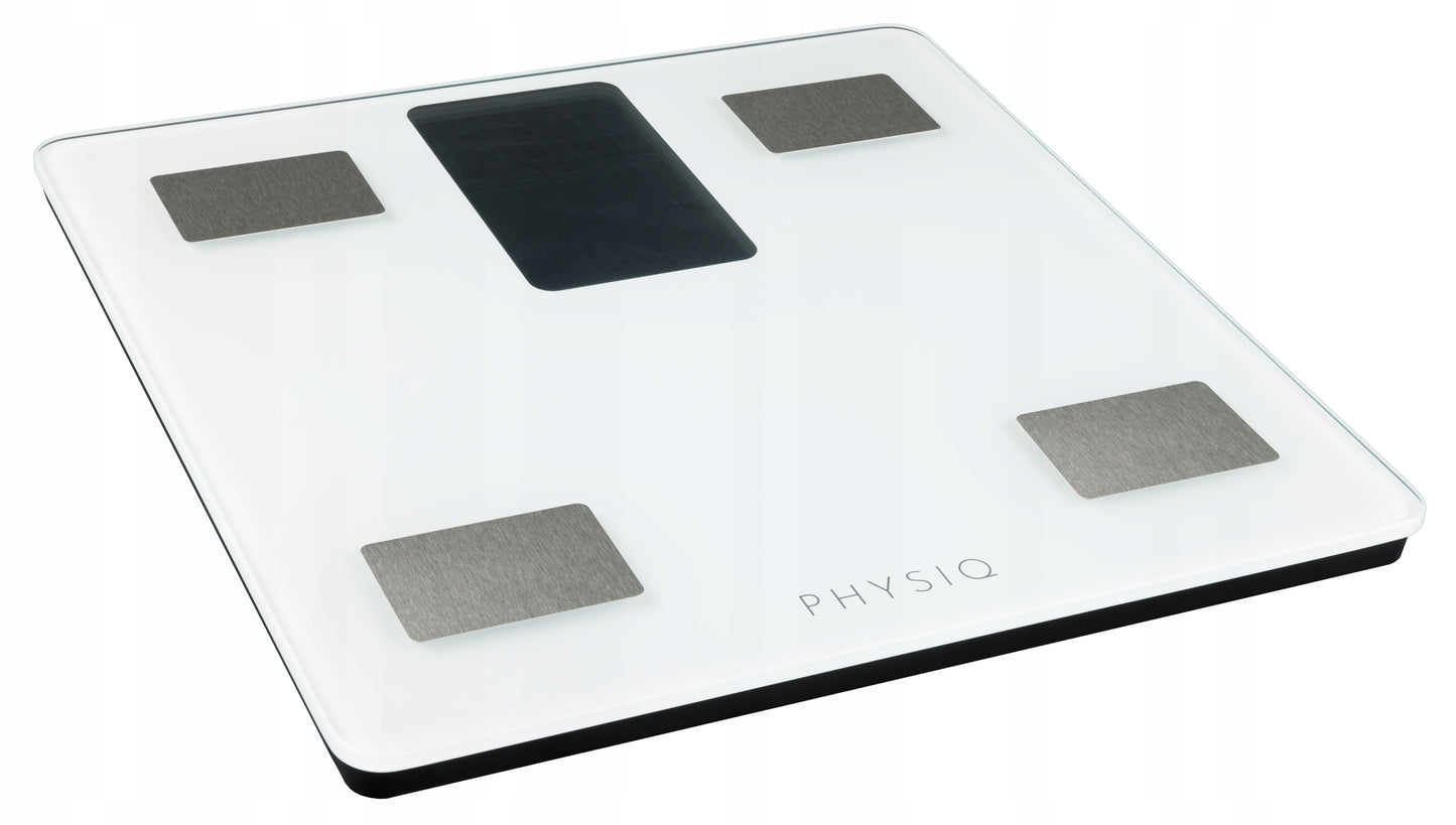 Analitinės vonios svarstyklės 13 parametrų Apple Health, Google Fit, Fitbit