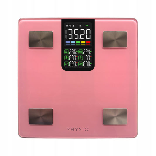 Analitinės vonios svarstyklės 13 parametrų Apple Health, Google Fit, Fitbit