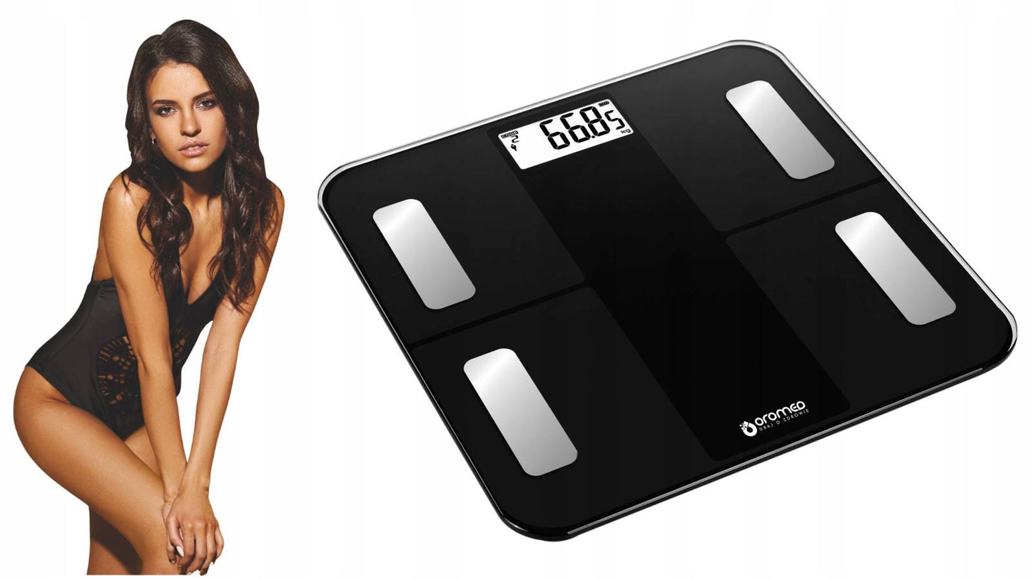 Išmaniosios vonios svarstyklės analitinės Slim 180kg elektroninės stiklinės iOS USB