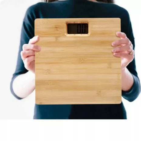 Vonios svarstyklės FHBabyLand Bambukinės elektroninės 180kg
