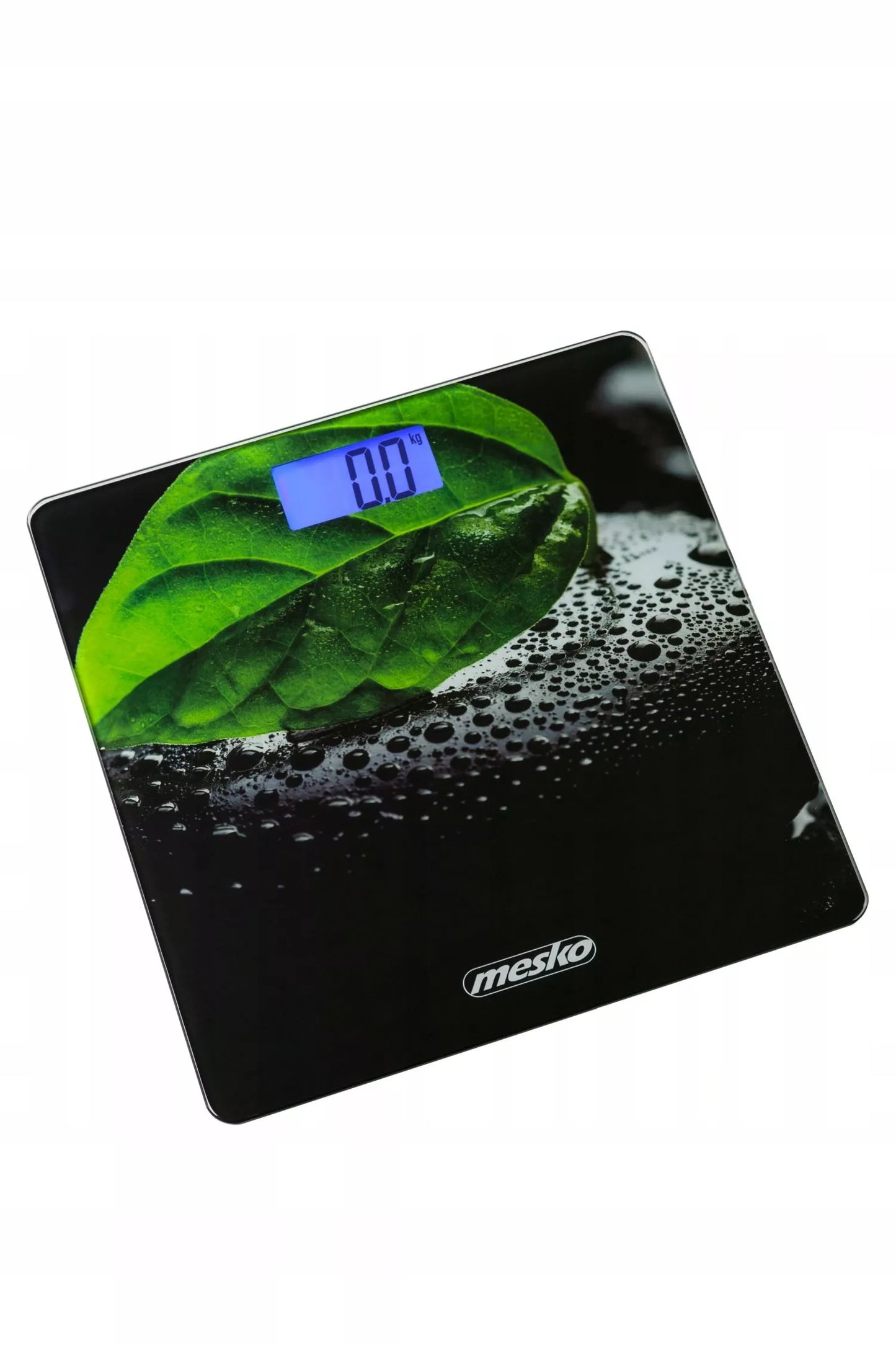 Tikslios elektroninės stiklinės vonios svarstyklės iki 150kg, LCD, juodos