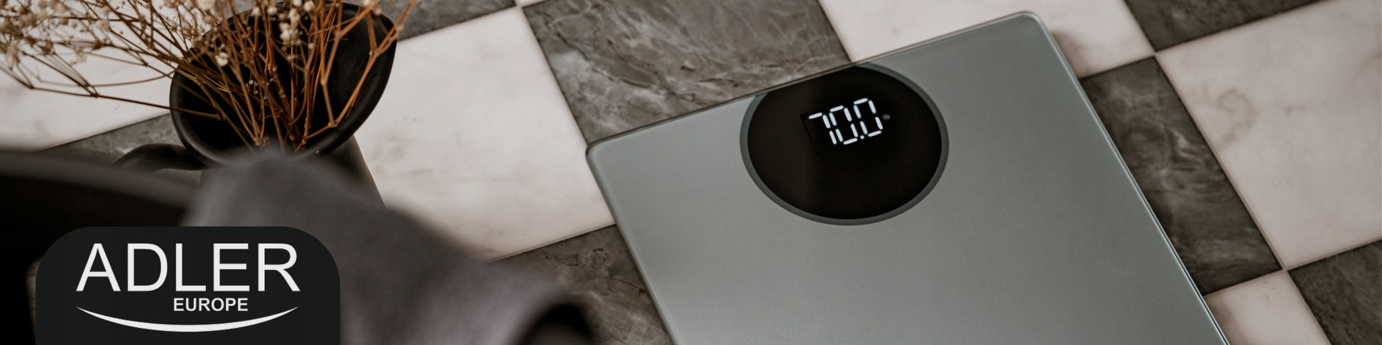 Elektroninės vonios svarstyklės stiklinės, tikslios, sidabrinės, LED, iki 180kg