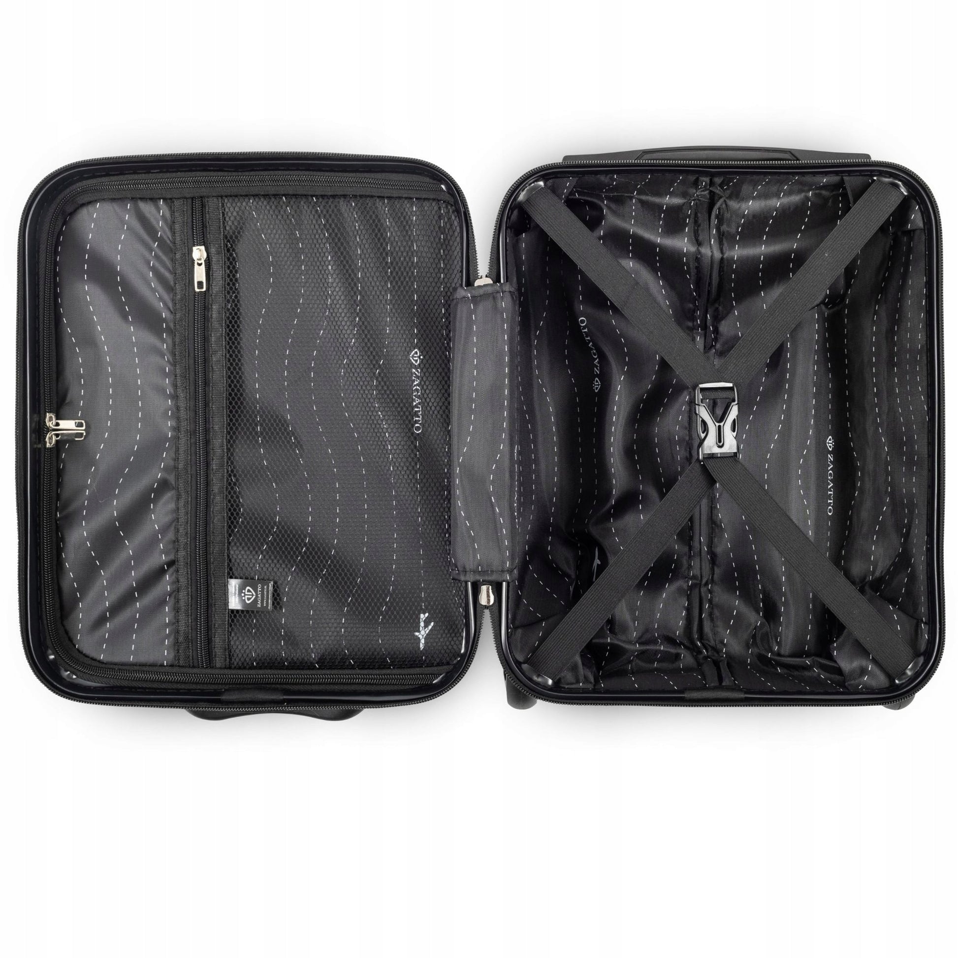 Mažas rankinis lagaminas ant ratukų 40x30x20, 5 SPALVŲ ZAGATTO