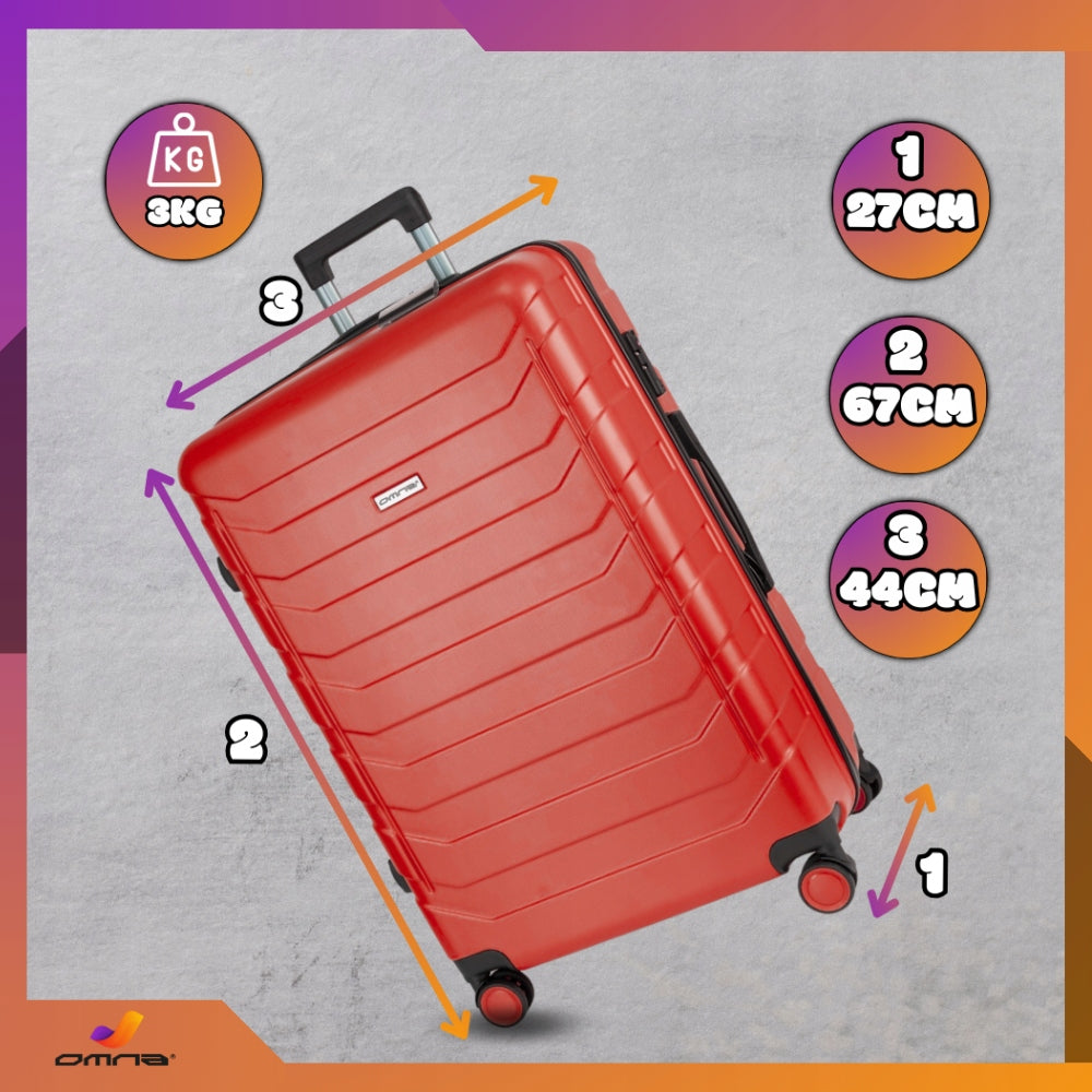 Vidutinio dydžio kelioninis lagaminas ant ratukų, polikarbonato, mergaitei, 63L