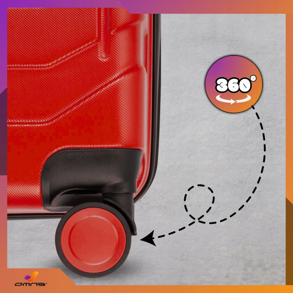 Vidutinio dydžio kelioninis lagaminas ant ratukų, polikarbonato, mergaitei, 63L