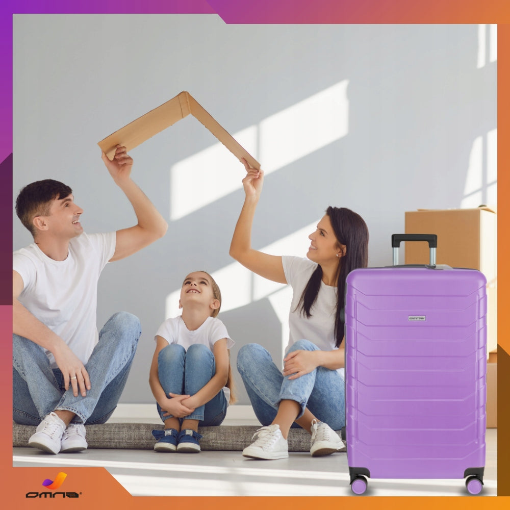 Vidutinio dydžio kelioninis lagaminas ant ratukų, polikarbonato, mergaitei, 63L