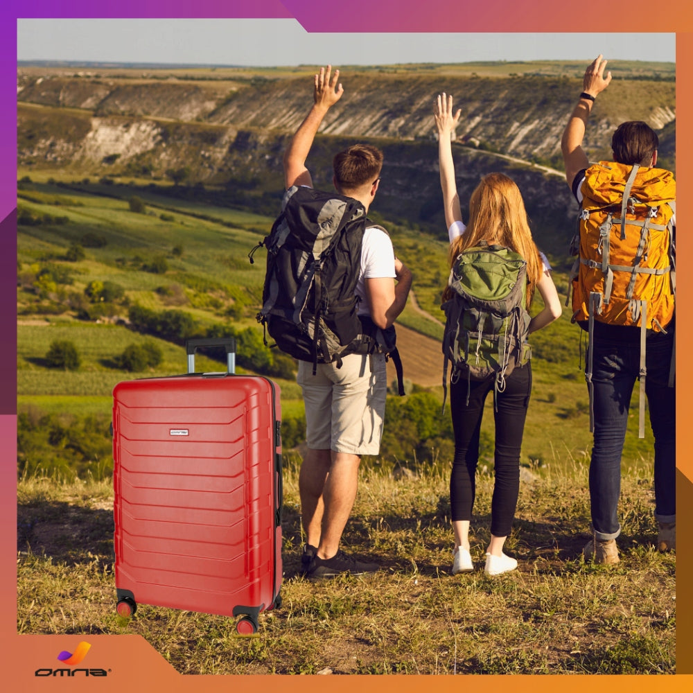 Vidutinio dydžio kelioninis lagaminas ant ratukų, polikarbonato, mergaitei, 63L