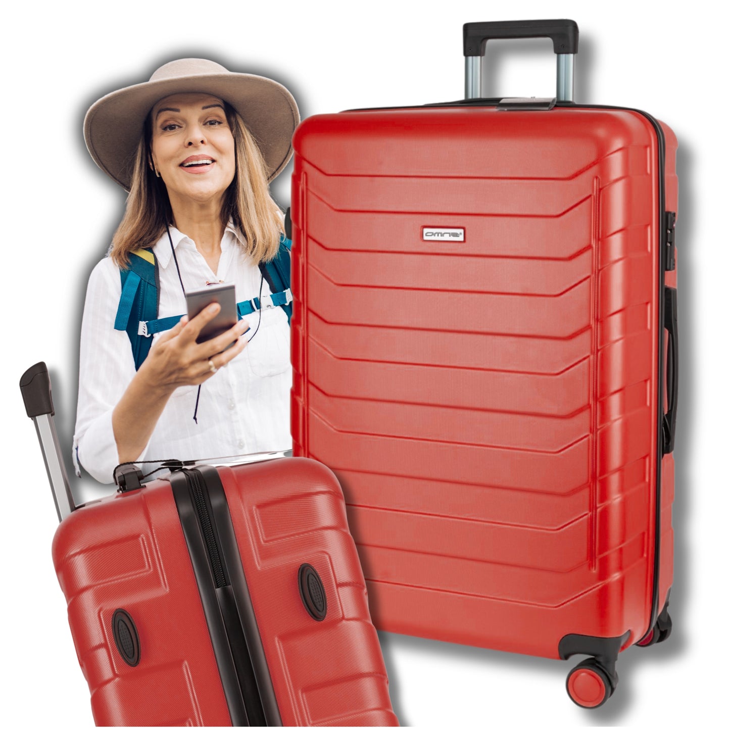 Vidutinio dydžio kelioninis lagaminas ant ratukų, polikarbonato, mergaitei, 63L