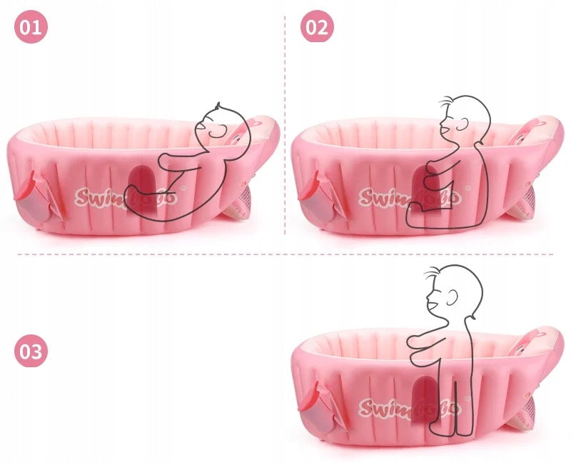 Pripūtimas kelioninis vonelė 82x57x28cm kūdikiams