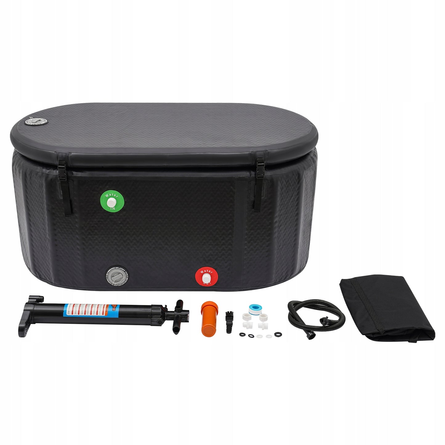 Ledo vonia 370L, 150*80*67cm ledo vonia, laisvai pastatoma pripučiama vonia