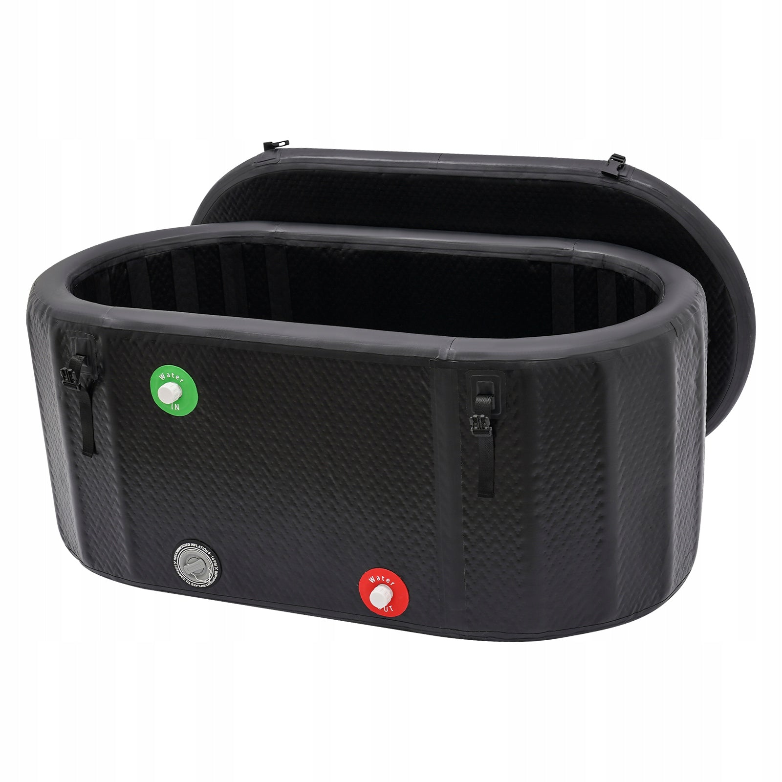 Ledo vonia 370L, 150*80*67cm ledo vonia, laisvai pastatoma pripučiama vonia