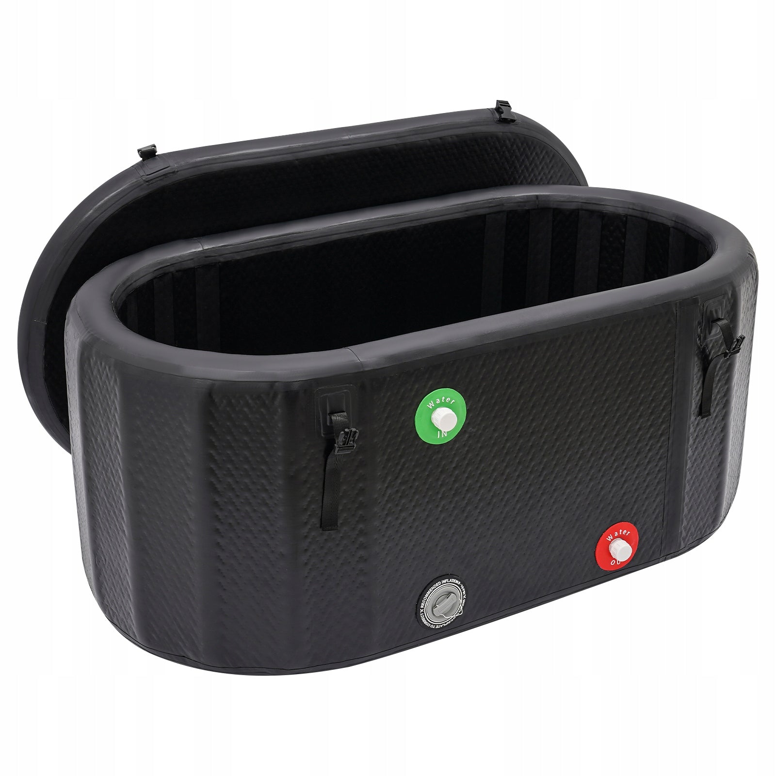 Ledo vonia 370L, 150*80*67cm ledo vonia, laisvai pastatoma pripučiama vonia