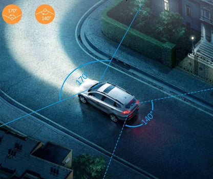 Vaizdo registratorius Feegar Patrol Automobilio kamera atbulinės eigos HDR SONY sensorius