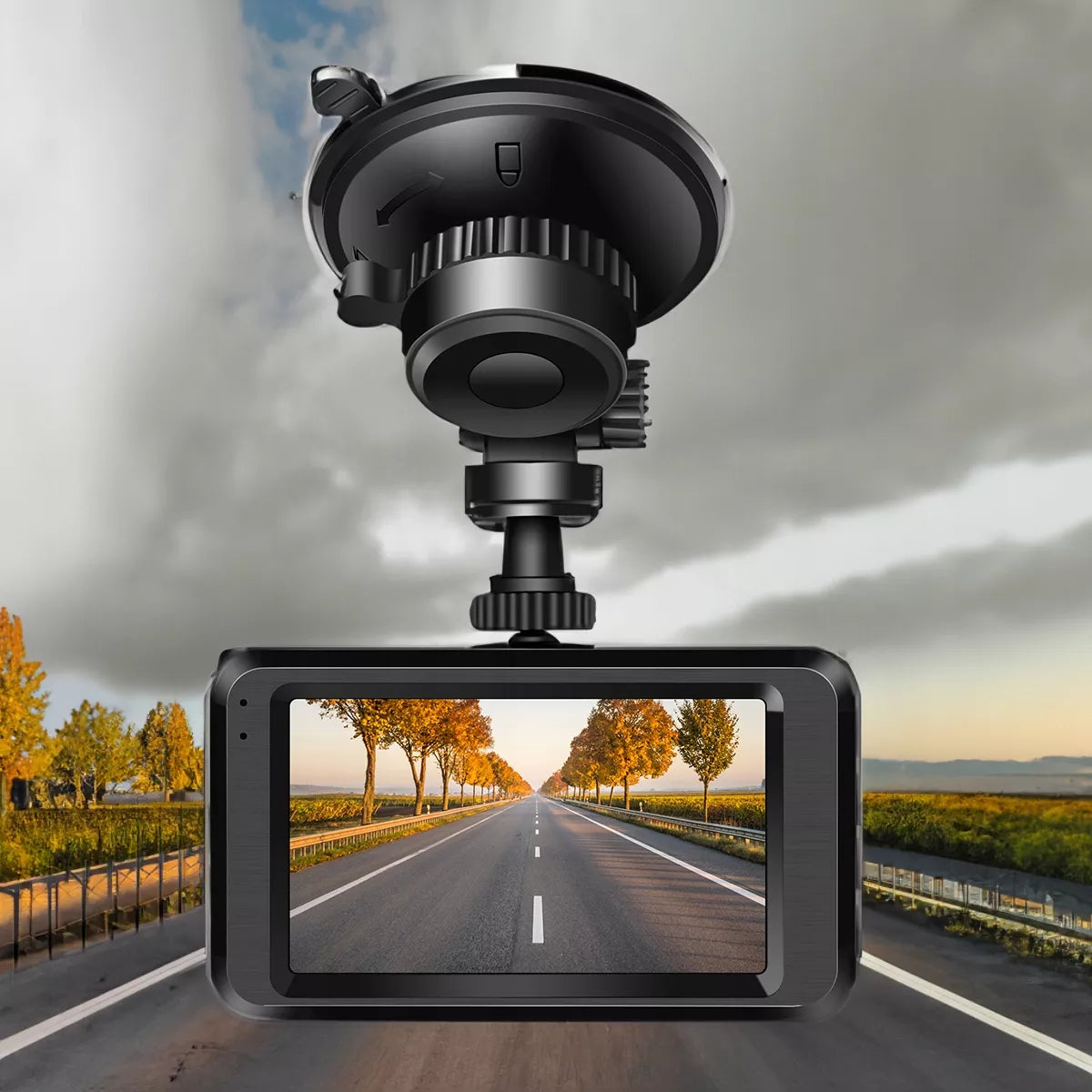 Vaizdo registratorius Feegar Patrol Automobilio kamera atbulinės eigos HDR SONY sensorius
