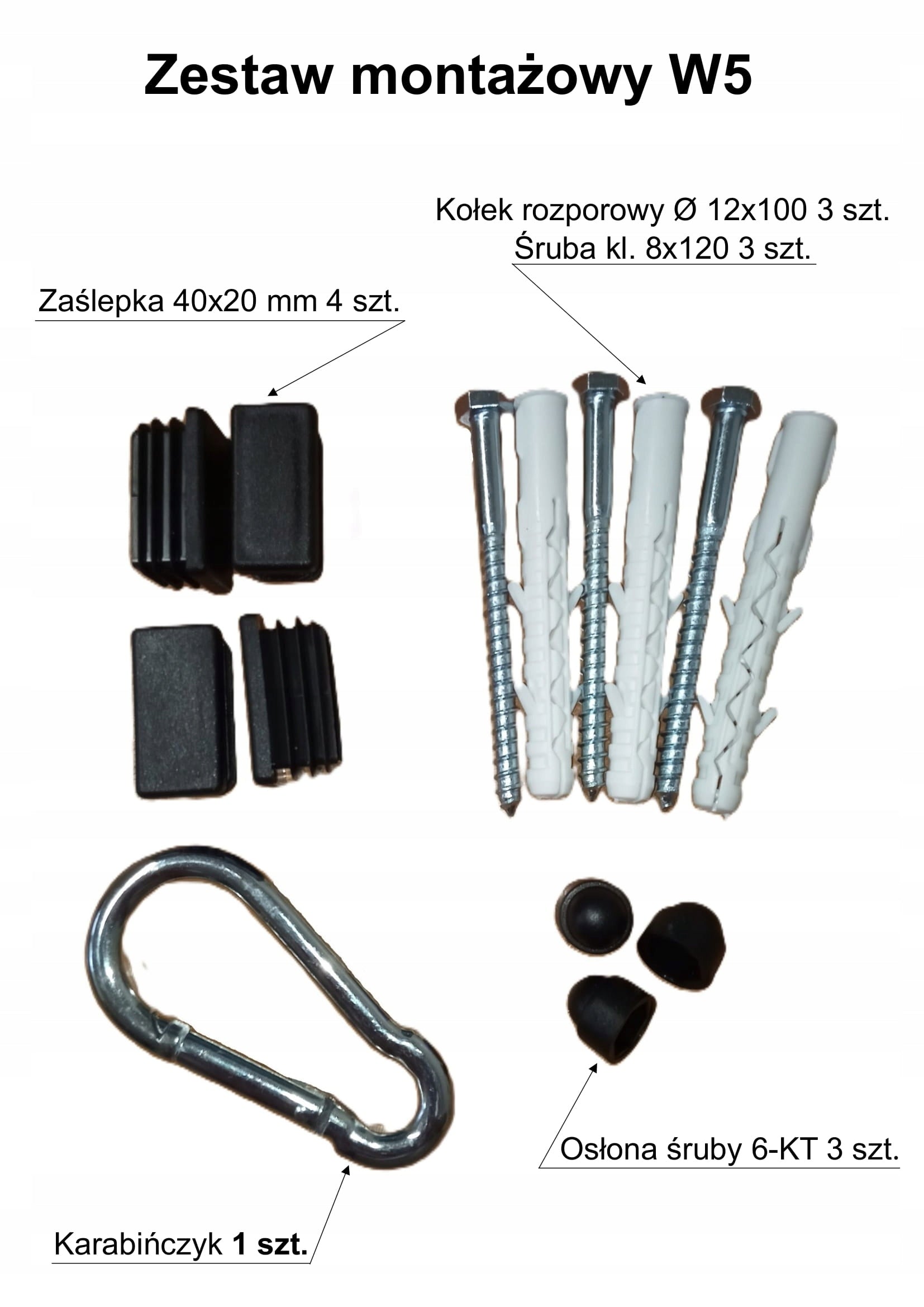 Laikiklis W5S bokso maišui, iki 80 kg svorio, 60 cm svirties ilgis