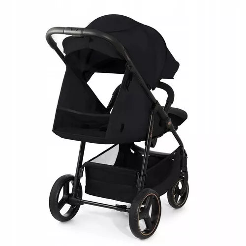 Vaikiškas vežimėlis iki 22 kg, lengvas TRIG 3 Kinderkraft JUODAS