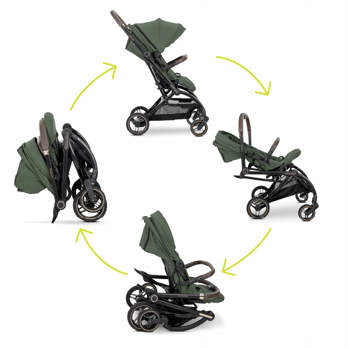 Vežimėlis sportinis pasukamas iki 22 kg, su galimybe tvirtinti priekiu ir nugara į važiavimo kryptį Lorelli Makaya