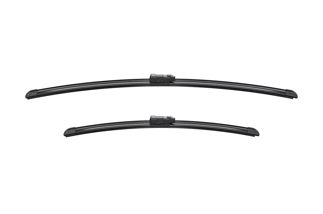 Valytuvų šluotelės Bosch 650/475 mm PLOKŠČIOS A102S AEROTWIN Priekinis komplektas