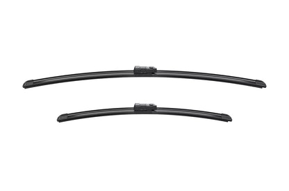 Valytuvų šluotelės Bosch 650/475 mm PLOKŠČIOS A102S AEROTWIN Priekinis komplektas
