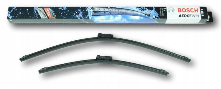 Valytuvų šluotelės Bosch 650/475 mm PLOKŠČIOS A102S AEROTWIN Priekinis komplektas