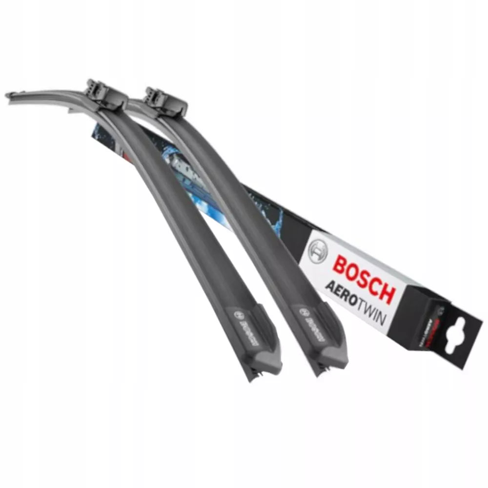 Valytuvų šluotelės Bosch 650/475 mm PLOKŠČIOS A102S AEROTWIN Priekinis komplektas