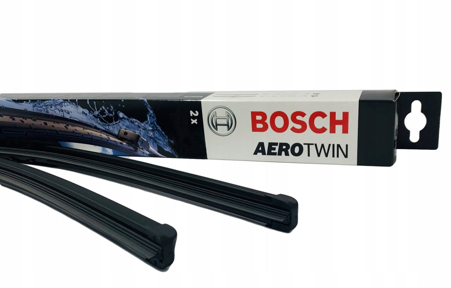 Valytuvų šluotelės Bosch 650/475 mm PLOKŠČIOS A102S AEROTWIN Priekinis komplektas