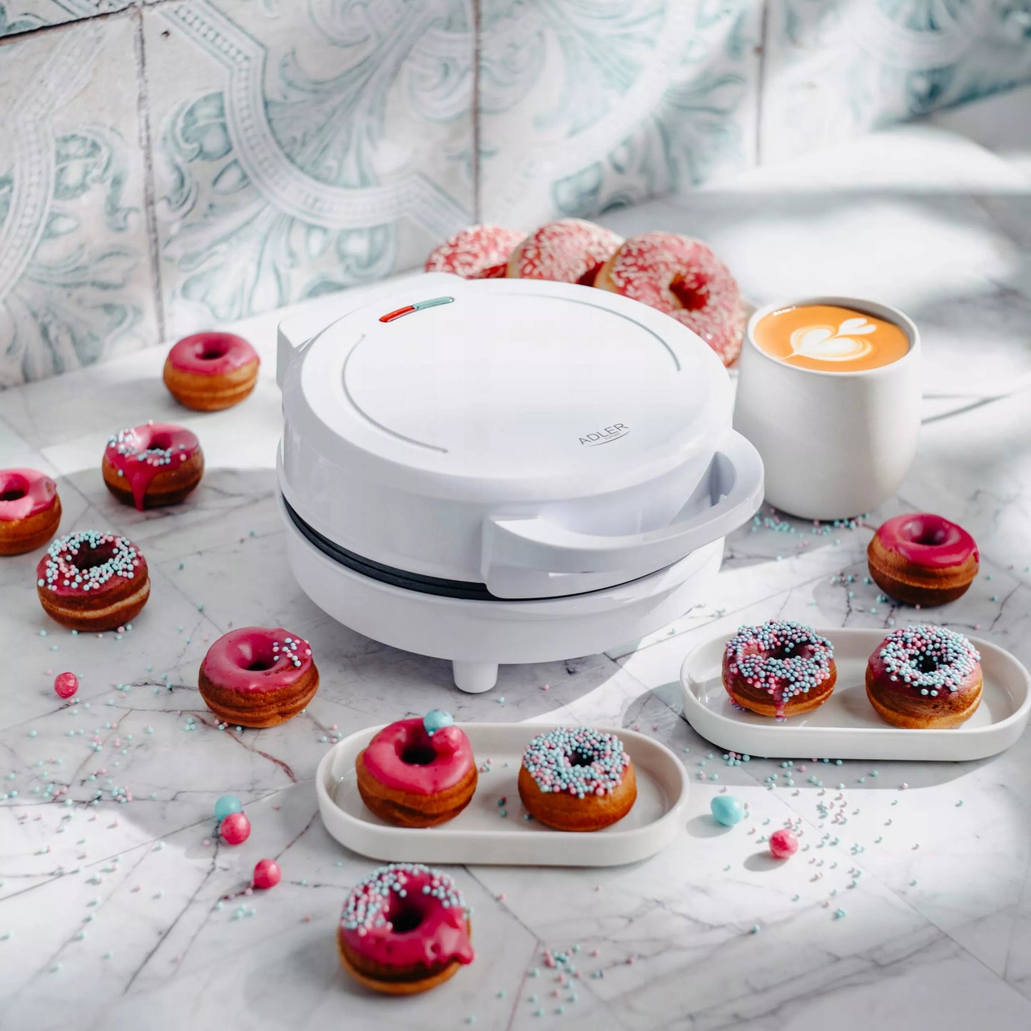 Spurgų kepimo aparatas, 5cm, 1500W, nepridegančia danga