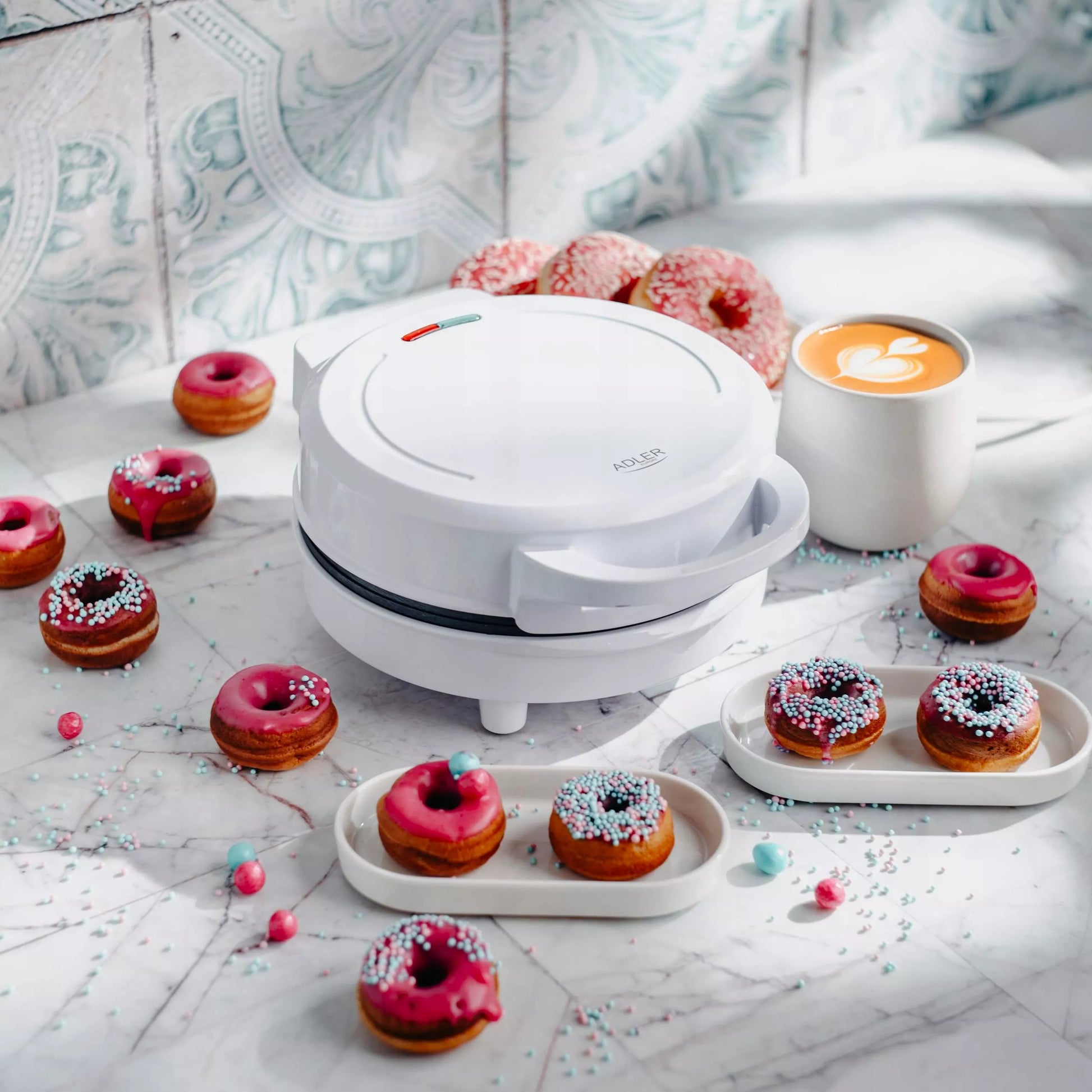 Spurgų kepimo aparatas, 5cm, 1500W, nepridegančia danga