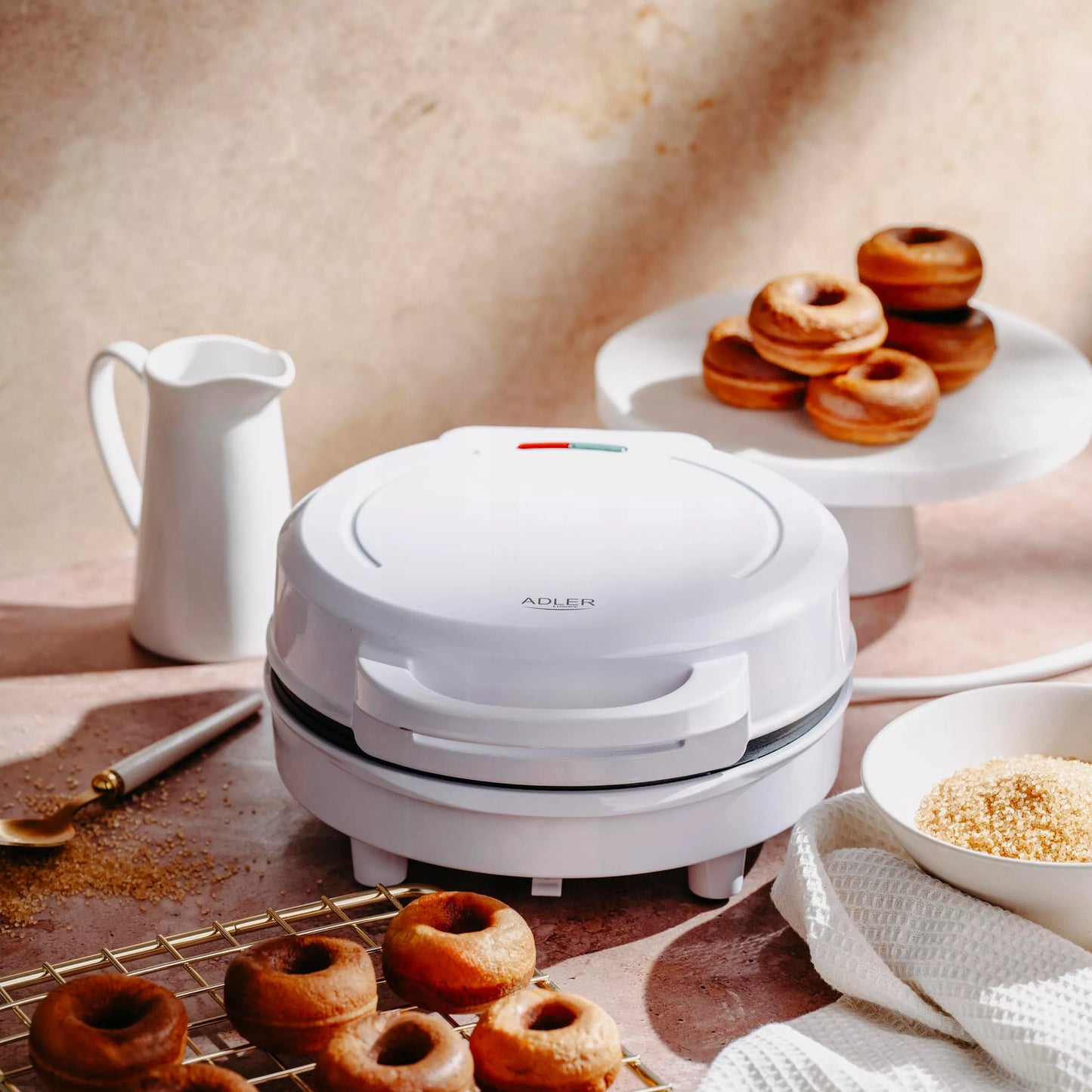 Spurgų kepimo aparatas, 5cm, 1500W, nepridegančia danga