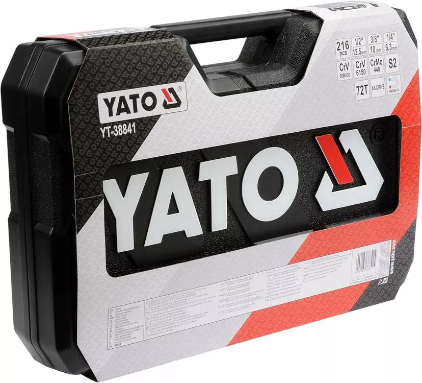 YATO Įrankių rinkinys lagaminas 216 vnt. - YT-38841