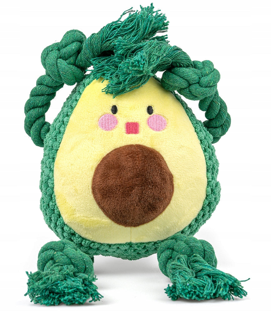 ŠUNŲ ŽAISLAS KRAMTOMAS PLIUŠINIS PIENANTIS AVOKADO IDEALUS ŽAISLAS JŪSŲ AUGINTINIUI