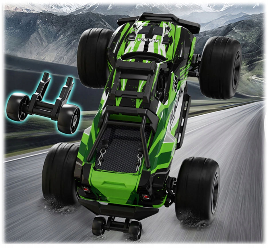 Nuotoliniu būdu valdomas automobilis RC 4x4 VISUREIGIS 40km/h DIDELIS SU PULTELIU