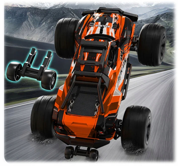 Nuotoliniu būdu valdomas automobilis RC 4x4 VISUREIGIS 40km/h DIDELIS SU PULTELIU