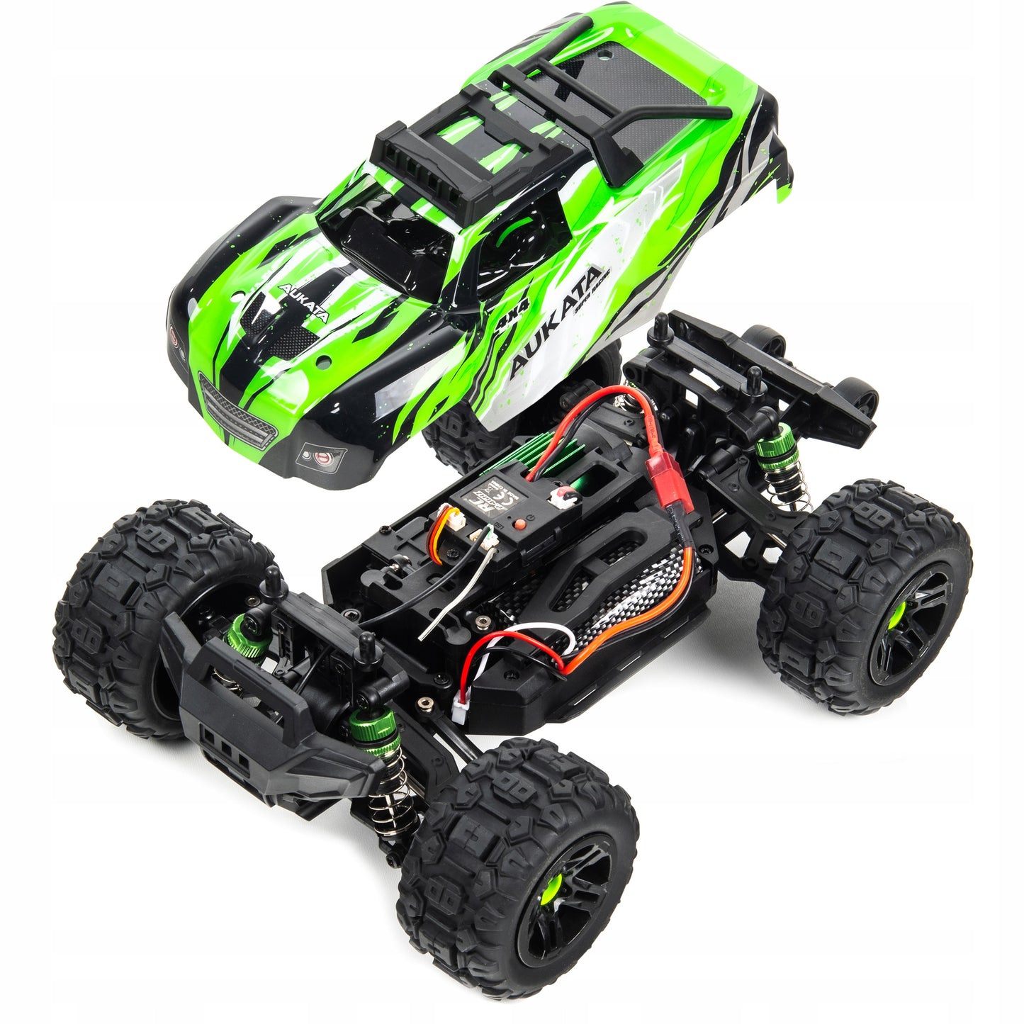 Nuotoliniu būdu valdomas automobilis RC 4x4 VISUREIGIS 40km/h DIDELIS SU PULTELIU