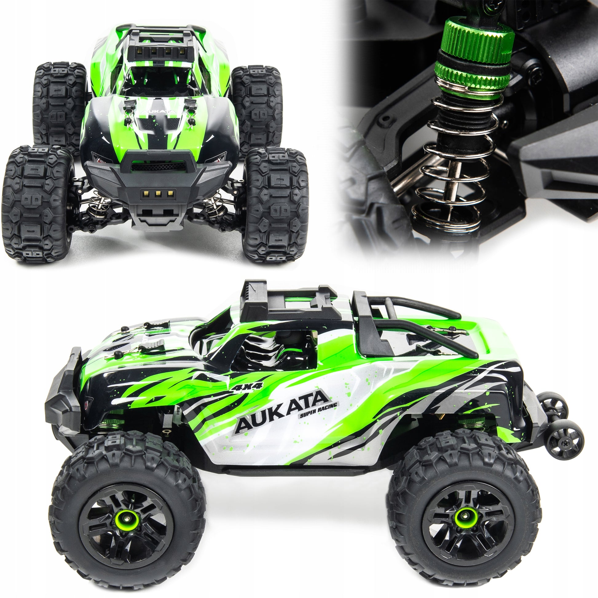 Nuotoliniu būdu valdomas automobilis RC 4x4 VISUREIGIS 40km/h DIDELIS SU PULTELIU