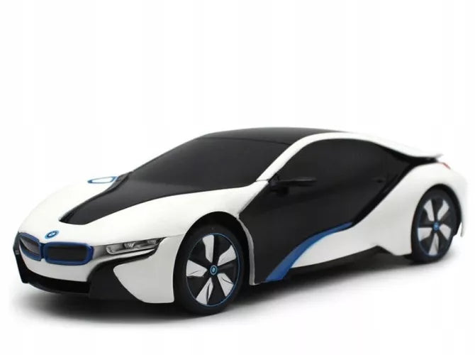 RC AUTOMOBILIS SU VALDYMU PER ATSTUMĮ, LED, RASTAR BMW i8-UV TRANSPORTAS