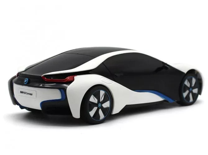 RC AUTOMOBILIS SU VALDYMU PER ATSTUMĮ, LED, RASTAR BMW i8-UV TRANSPORTAS