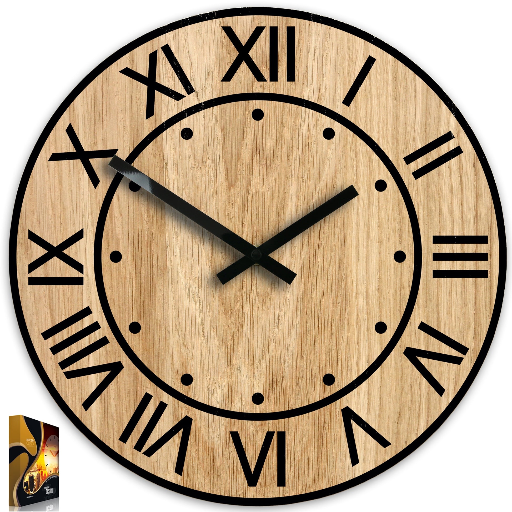 MEDINIS SIENINIS LAIKRODIS ARTUR - itin tylus pasidaryk pats