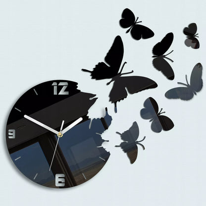 SIENINIS LAIKRODIS – DRUGELIAI – STULBINANTIS POVEIKIS 7 DRUGELIAI