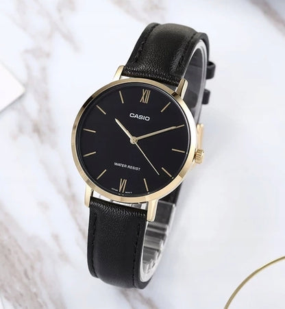 Moteriškas laikrodis CASIO LTP-VT01L-1B su dėžute