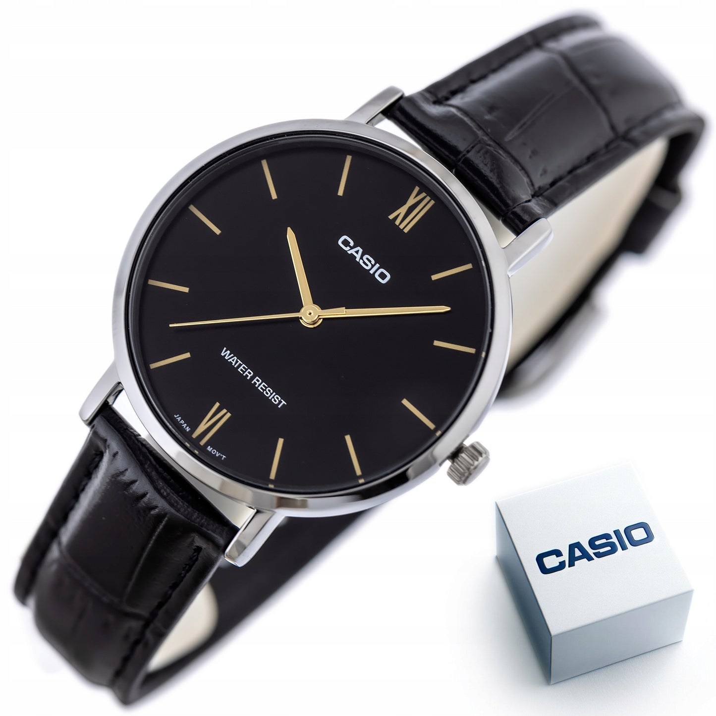 Moteriškas laikrodis CASIO LTP-VT01L-1B su dėžute