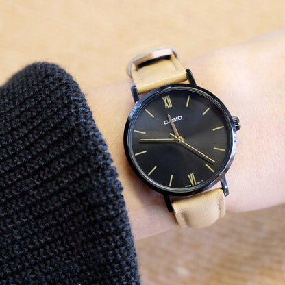 Moterų laikrodis CASIO LTP-VT02BL-1A Klasikinis su dėžute