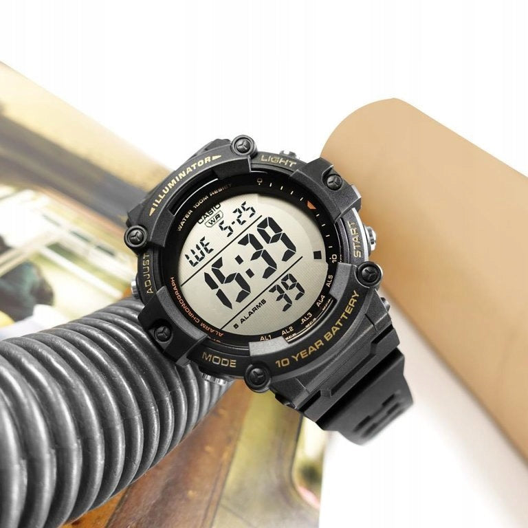 Vyriškas laikrodis CASIO AE-1500WHX-1A WR100 + DĖŽUTĖ (zd160a)