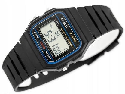 Vyriškas laikrodis CASIO F-91W-1YER (zd086a) - Klasika + Dėžutė