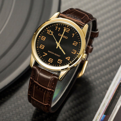 Vyriškas laikrodis CASIO MTP-V001GL-1B (zd080b) + dėžutė