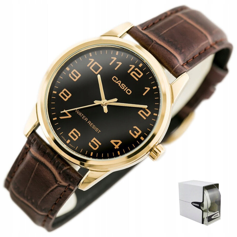 Vyriškas laikrodis CASIO MTP-V001GL-1B (zd080b) + dėžutė
