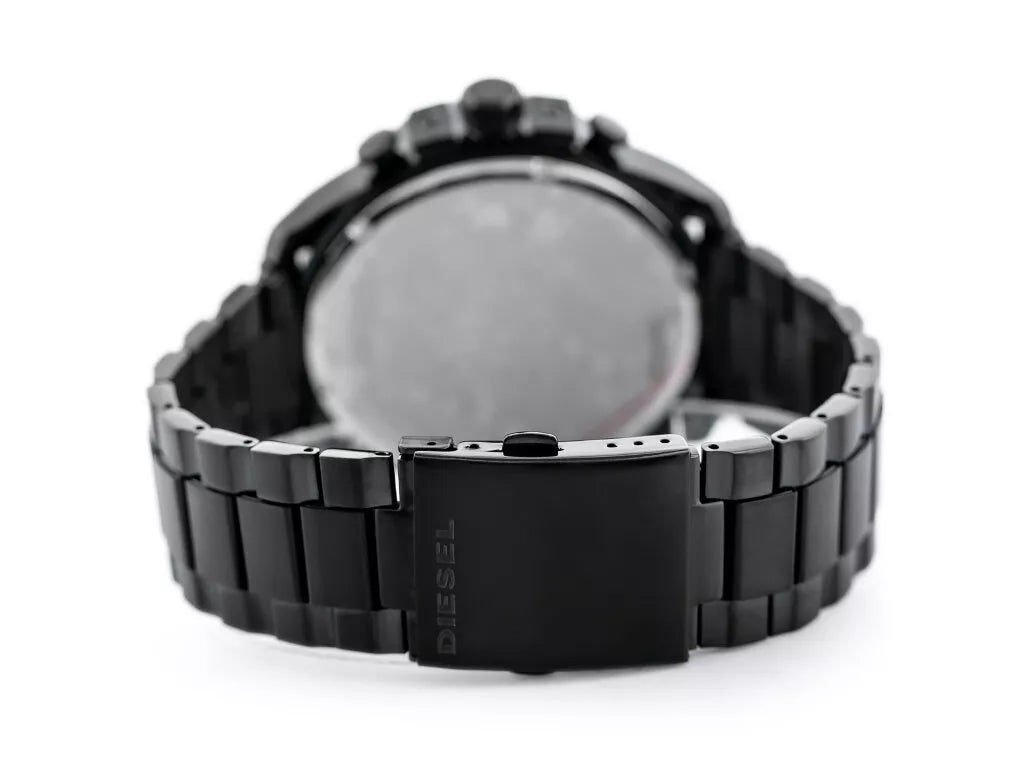 Vyriškas laikrodis DIESEL DZ4318 MEGA CHIEF CHRONOGRAPH + DĖŽUTĖ KOMPLEKTAS