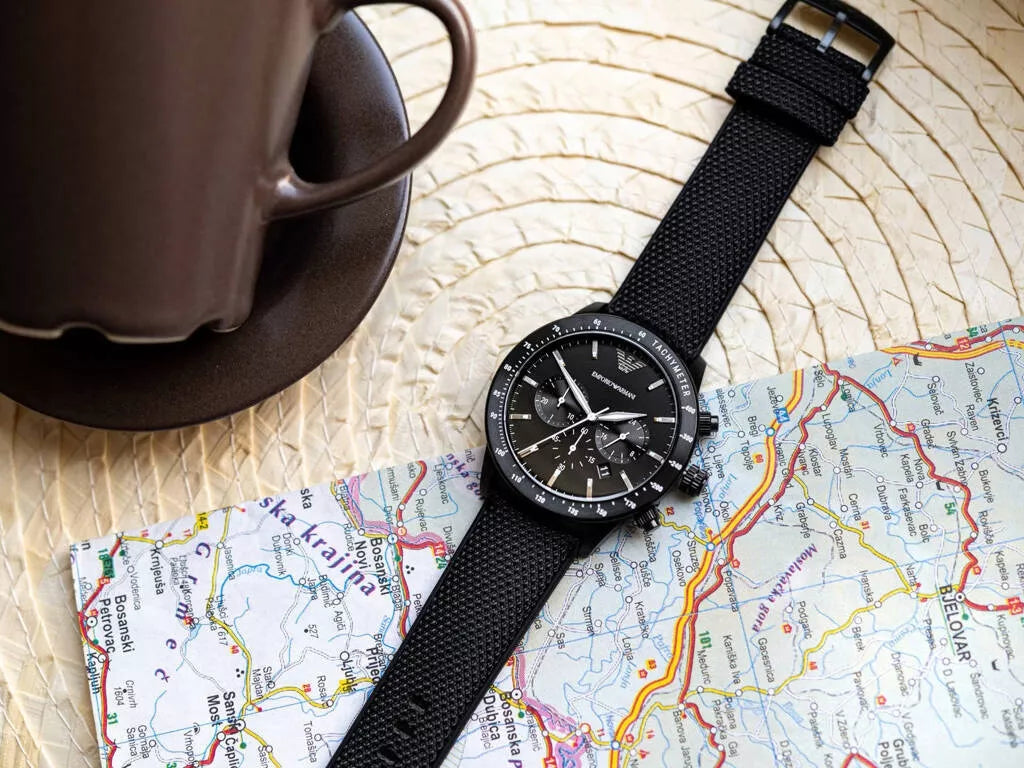 Vyriškas laikrodis EMPORIO ARMANI AR11453 - MARIO + DOVANŲ DĖŽUTĖ